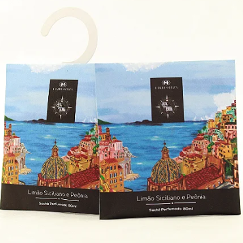 SACHÊ PERFUMADO LIMÃO SICILIANO E PEÔNIA - 15G