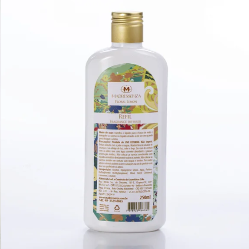 REFIL DIFUSOR DE AMBIENTE FLORAL LEMON- 250ML