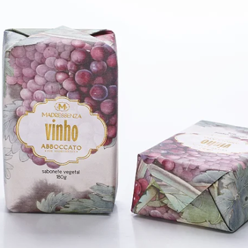 SABONETE VEGETAL VINHO - 180G