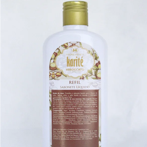 REFIL SABONETE LÍQUIDO KARITÉ 250ML